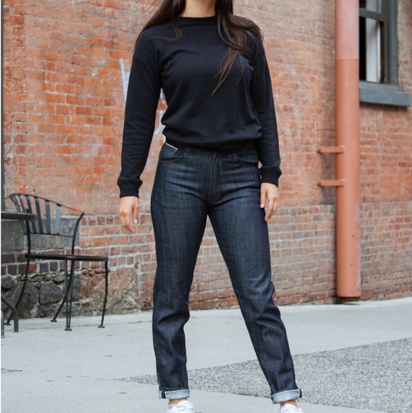 Naked & Famous Denim Denim - Naked&Famous Boyfriend Stretch Selvedge Raw Denim